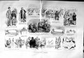 Original Old Antique Print 1883 Hydropathic Legend Ming Ladies MenVictorian