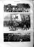 Old Antique Print 1883 Stafford Northcote Ulster Orange Botanic Belfast 19th