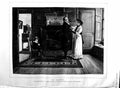 Original Old Antique Print 1883 Widower Man Little Boy Abbey Fine Art 19th