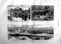 Old Antique Print 1883 Railway Bridge Indus Observatory Ben Nevis Malay 19th