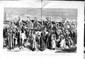 Original Old Antique Print 1883 Soudan War Hicks Pasha Suakim Camels Siers