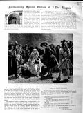 Old Antique Print 1883 Dorothy Forster Walter Besant Illustration Green 19th