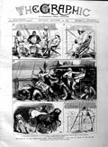 Old Antique Print 1883 War Soudan Baker Pasha Suez Suakim Red Sea Arabs 19th