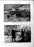 Old Antique Print 1884 Drury Lane Theatre Baddeley Soudan Suakim Camp War 19th