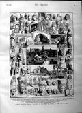 Antique Print *3093 1884 Cypriote Antiquities Temple Artemis Achna Salamis