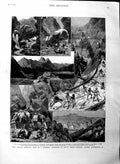 Old Antique Print 1884 General Kennedy Takht-I-Suleiman Afghanistan Sari 19th