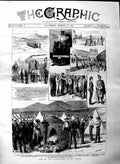 Old Antique Print 1884 De Aar Expedition Africa Hex River Mountain Train 19th