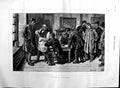 Original Old Antique Print 1884 Fine Art Men Signing Petition Parliament 19th