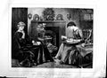 Old Antique Print 1884 Hall Residence Women Students Byng Gordon Square 19th