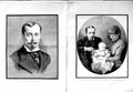 Original Old Antique Print 1884 Prince LeopDuke Albany Duchess Princess Alice