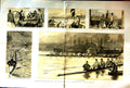 Old Antique Print 1884 Oxford Cambridge University Boat Race Sport River 19th