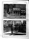 Old Antique Print 1884 Funeral Duke Albany Windsor Seaforth Highlanders 19th