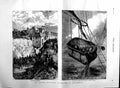 Original Old Antique Print 1884 Easter Volunteer Manoeuvres Portsmouth Balloon