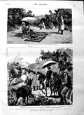 Old Antique Print 1884 Admiral Hewett Aloola'S Camp Graham Maiensi Pass 19th