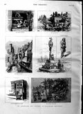Original Old Antique Print 1884 Brittany Calvary Nizon Breton Peasant Pont-Aven