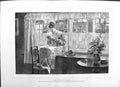 Old Antique Print 1884 Millet Fine Art Window Seat Beautiful Lady Book 0 19th