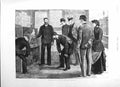 Old Antique Print 1884 Travellers Foreign Climes Animals Cages Fine Art 19th