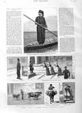 Old Antique Print 1884 John Kazis Buenos Ayres Milch Cows Hechero Byron 19th