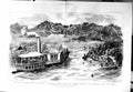 Old Antique Print 1884 Nile General Gordon Nasaf-El-Khair Wady Halfa War 19th