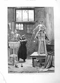 Original Old Antique Print 1884 Sculptors Studio Modelling Equestrian Sta 19th