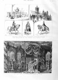 Old Antique Print 1884 Duke Brunswick Body Lord Mayors Show Whittington 19th