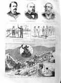 Old Antique Print 1884 South Africa Zululand General Gordon Stuart Lloyd 19th