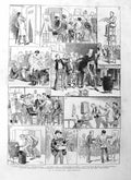 Original Old Antique Print 1885 Paris Art Studio France Paintings Sketch 19th
