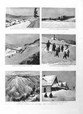 Original Old Antique Print 1885 Winter Nevada California Truckee Sierra 19th