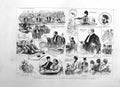 Original Old Antique Print 1885 Trial Madame Clovis Hughes Paris Murder Morin