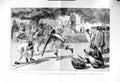 Antique Old Print *3094 1885 Native War Dance Lord Wolseley Mudireh Dongola 0