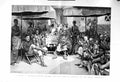 Old Antique Print 1885 Ashantee King Quaco Duah Coomassie Commissioner 19th