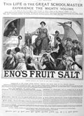 Original Old Antique Print 1885 Advertisment Eno'S Friot Salt Hatcham London