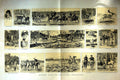 Original Old Antique Print 1885 Hunting New Forest Deerhounds Horses Victorian
