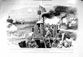 Original Old Antique Print 1885 Charles Wilson Ships Teloweihah Bordein K 19th