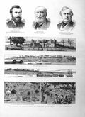 Old Antique Print 1885 Germans Africa Cameroons Lockpreeso Haghe Lampson 19th