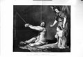 Old Antique Print 1885 Scene Jesus Christ Tied Column Velasquez Fine Art 19th