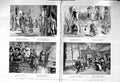 Old Antique Print 1885 Masque Painters Costume Ball Tableau Greek Dutch 19th