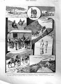 Original Old Antique Print 1885 Sir Brougham Loch Buffalo Ranges Hospice 19th