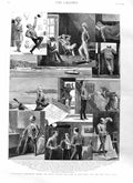 Original Old Antique Print 1885 Russia War Scare India Saiers Subaltern 19th