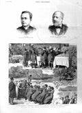 Original Old Antique Print 1885 Walsh John Syer Caledonian Asylum Reigate F 19th