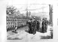 Original Old Antique Print 1885 Queen Camel Corps Soudan Osborne House Isl 19th