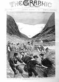 Old Antique Print 1885 Prince Wales Norway Siene Hauling Nets Hardanger 19th