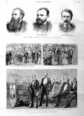 Old Antique Print 1885 Aberdeen Rayleigh Playfair Birmingham Dvorak Men 19th