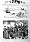 Original Old Antique Print 1885 Roumelia Prince Alexander Nordenfeldt Submarine