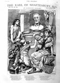 Old Antique Print 1885 Earl Shaftesbury Westminster School Industry Giles 19th