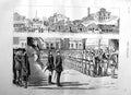 Original Old Antique Print 1885 Balkan Peninsula Bulgarian Volunteers Rustchuk