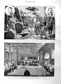 Old Antique Print 1885 Mehemet Turkish Servant Asia Minor Court Exchequer 19th