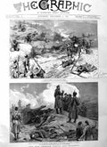 Original Old Antique Print 1885 War Servia Bulgaria Dragoman Prince Al Victorian
