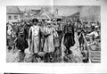 Original Old Antique Print 1885 Prisoners War Bulgaria Siers Belgrade S 19th