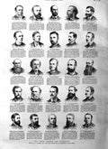 Original Old Antique Print 1885 Commons White Jones Harker Finlay Norton Pease